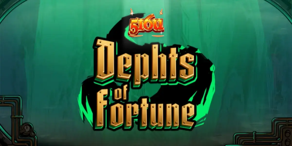 Interface do slot Depths of Fortune com tema steampunk subaquático